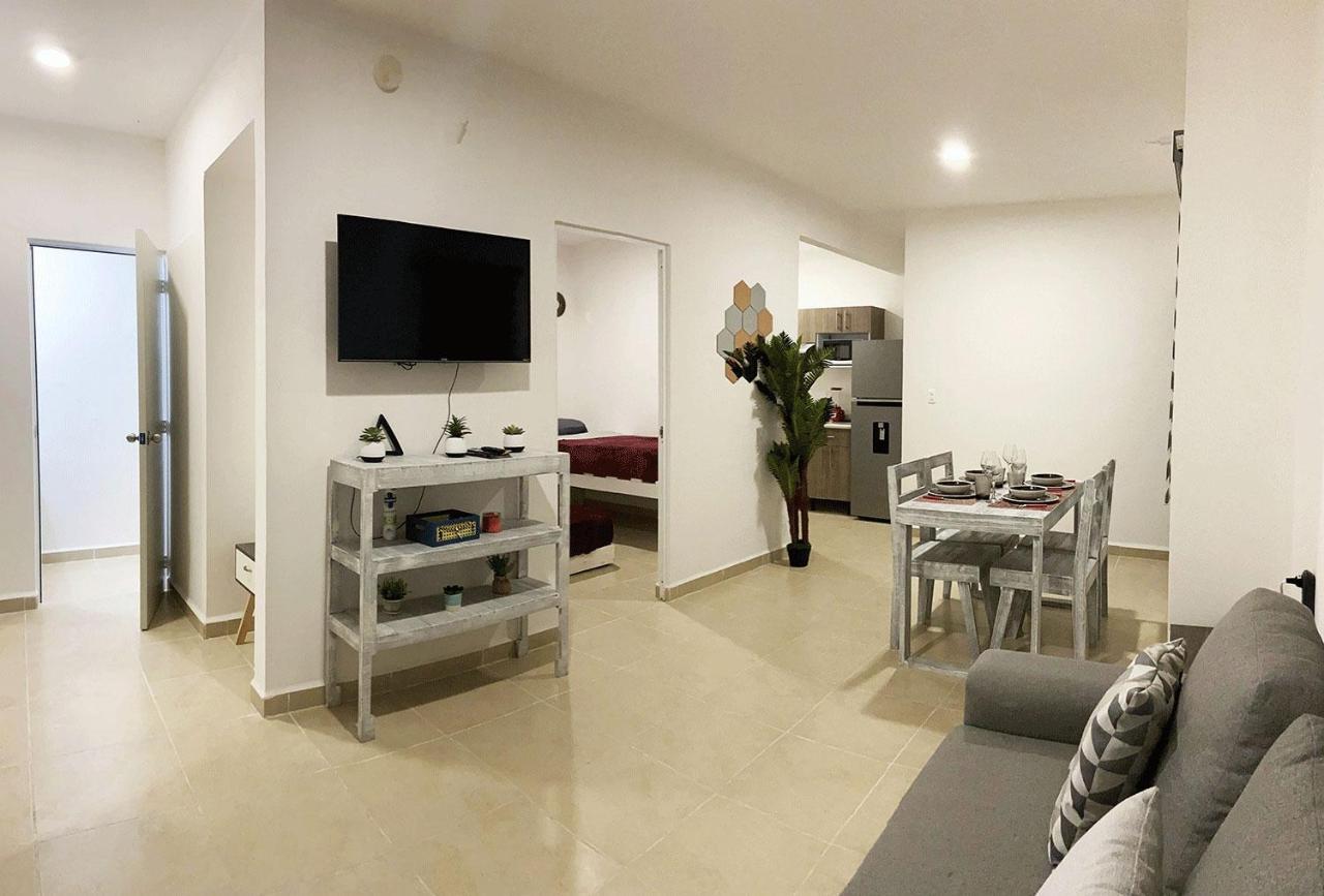 Angels Beach Condo Con Piscina, Parking Y Parque Playa del Carmen Dış mekan fotoğraf